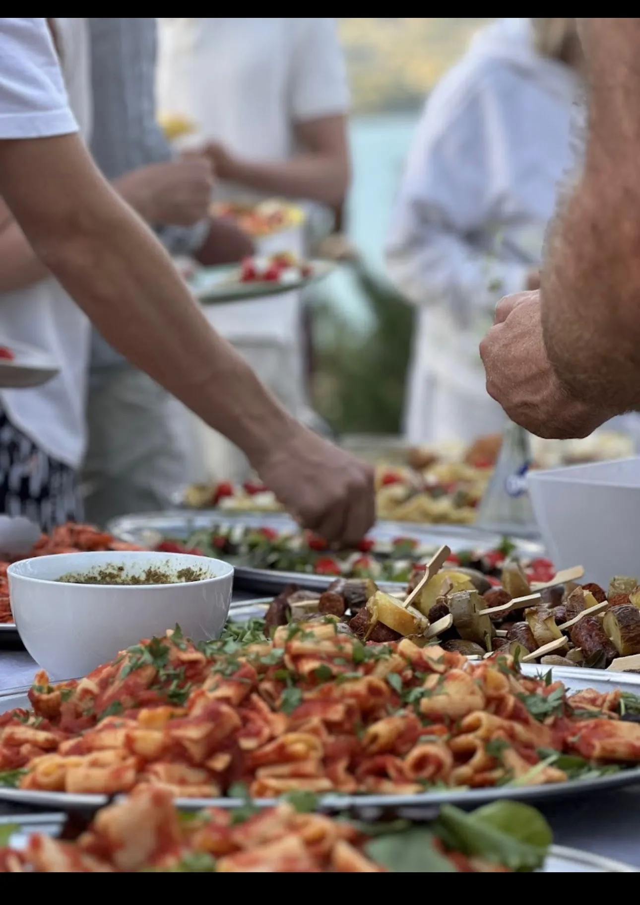 Buffet bei einer Veranstaltung